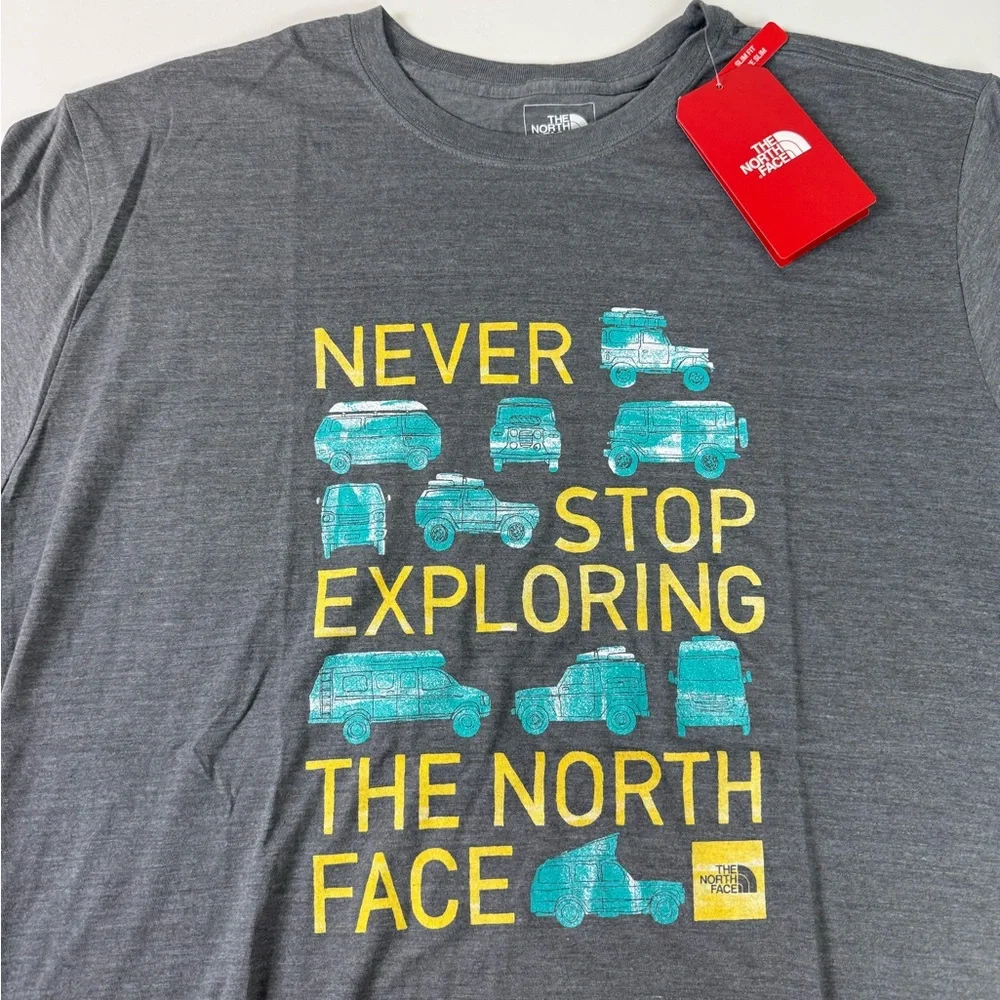 The North Face Slim Fit T-Shirt Bundle of 3 NWT Never Stop Exploring Tees XXL - Picture 5 of 10